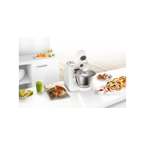 Bosch MUM5 1000W Kitchen Machine - White / Silver (Photo: 3)